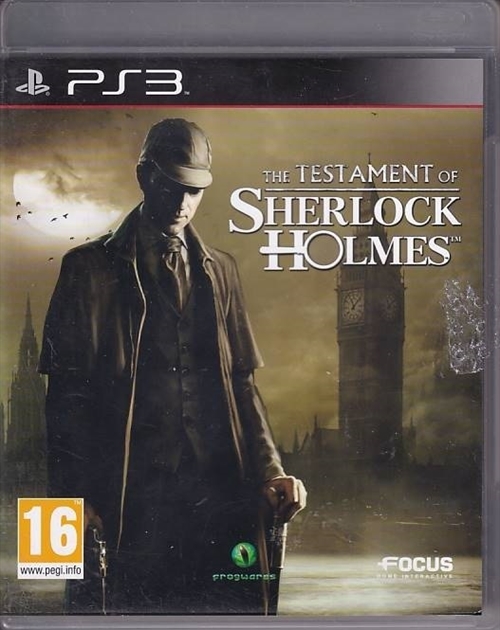 The Testament of Sherlock Holmes - PS3 (B Grade) (Genbrug)